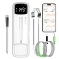 INKGRILL 2-in-1 Wireless & Wired Probes, Wireless Meat Thermometer